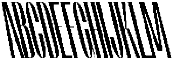 Pierknife-BackSlant otf (400) Font UPPERCASE