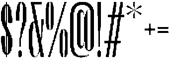 Pierknife-Regular otf (400) Font OTHER CHARS