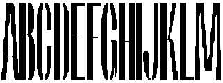 Pierknife-Regular otf (400) Font UPPERCASE