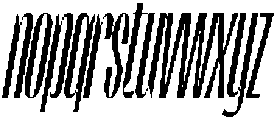 Pierknife-Slant otf (400) Font LOWERCASE