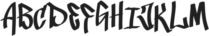 Pigame Graffiti Font Regular otf (400) Font UPPERCASE