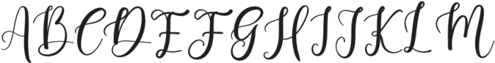 Pignose Regular ttf (400) Font UPPERCASE