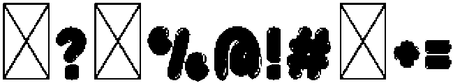 Pikachu Regular otf (400) Font OTHER CHARS