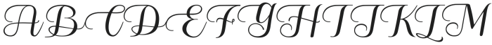 Pilletta otf (400) Font UPPERCASE