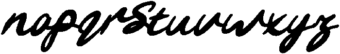 Pillow-Bold-Italic otf (700) Font LOWERCASE