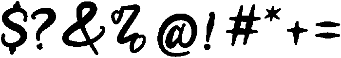 Pillow-Bold otf (700) Font OTHER CHARS