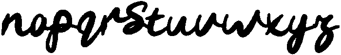 Pillow-Bold otf (700) Font LOWERCASE