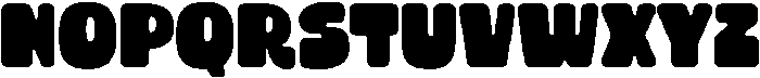 Pillow Chunk Regular otf (400) Font UPPERCASE
