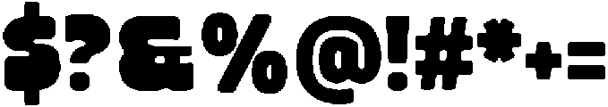Pillow Chunk Regular ttf (400) Font OTHER CHARS