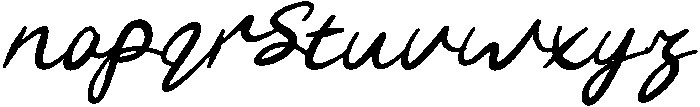 Pillow-Italic otf (400) Font LOWERCASE