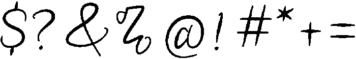 Pillow Light otf (300) Font OTHER CHARS