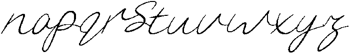 Pillow Thin Italic otf (100) Font LOWERCASE