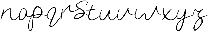 Pillow Thin otf (100) Font LOWERCASE