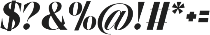 Piloner Black Italic otf (900) Font OTHER CHARS