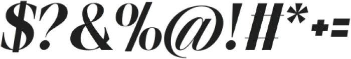 Piloner Extra Bold Italic otf (700) Font OTHER CHARS