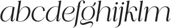 Piloner Light Italic otf (300) Font LOWERCASE