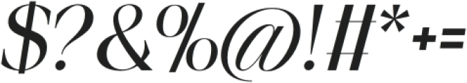 Piloner Medium Italic otf (500) Font OTHER CHARS