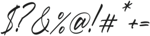Pilykasih Italic otf (400) Font OTHER CHARS