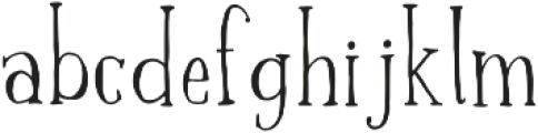 Pine Regular otf (400) Font LOWERCASE