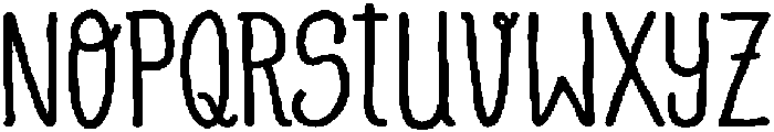 Pineapple Bold otf (700) Font LOWERCASE