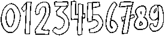 Pinepola Outline otf (400) Font OTHER CHARS
