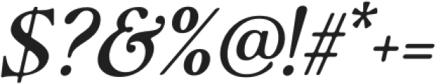Pink Average Italic otf (400) Font OTHER CHARS