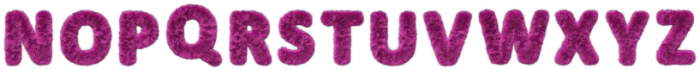 Pink Fur Regular otf (400) Font LOWERCASE