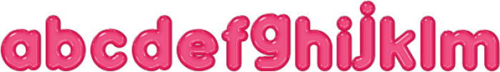 Pink Jelly Regular ttf (400) Font LOWERCASE