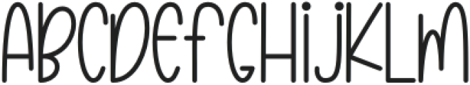 Pink March Regular otf (400) Font LOWERCASE