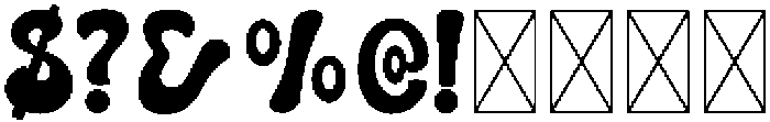 Pink Retro Regular otf (400) Font OTHER CHARS