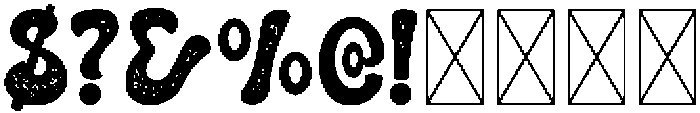 Pink Retro Texture otf (400) Font OTHER CHARS