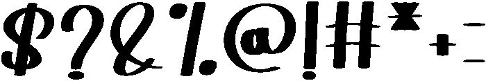 Pink Stone Regular otf (400) Font OTHER CHARS