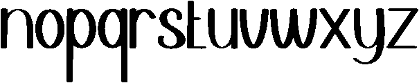 Pink Stone Regular otf (400) Font LOWERCASE