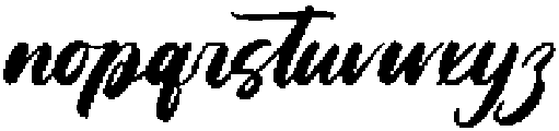 Pinkan Twistera Italic otf (400) Font LOWERCASE
