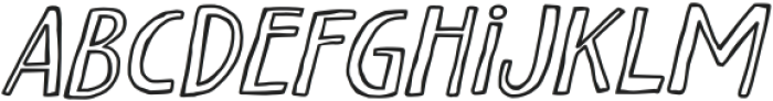 Pinkertone Regular otf (400) Font UPPERCASE