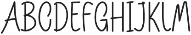 Pinky Baby Regular otf (400) Font UPPERCASE