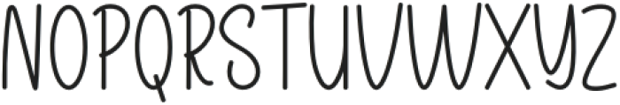 Pinky Baby Regular otf (400) Font UPPERCASE
