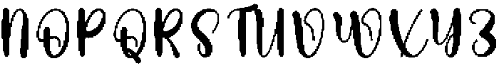Pinky Bloom Regular otf (400) Font UPPERCASE