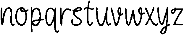 Pinky Bloom otf (400) Font LOWERCASE