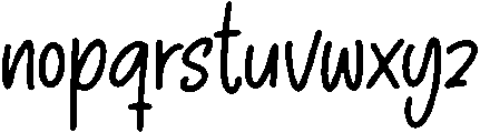 Pinky Doodle otf (400) Font LOWERCASE