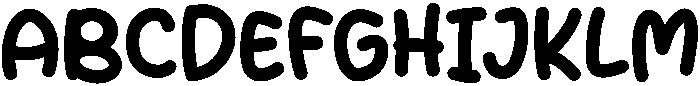 Pinky Regular otf (400) Font UPPERCASE