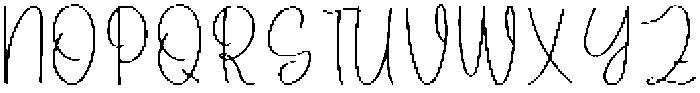 Pinky Regular otf (400) Font UPPERCASE