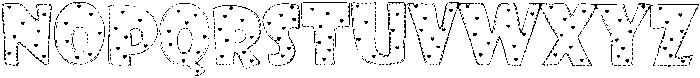 Pinky Regular otf (400) Font LOWERCASE