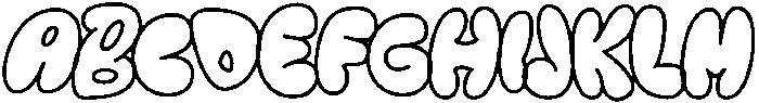 PinkyFunky-Regular otf (400) Font UPPERCASE