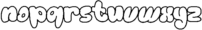 PinkyFunky-Regular otf (400) Font LOWERCASE