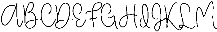 PinkyHoneyMonoline-Regular otf (400) Font UPPERCASE