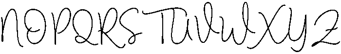 PinkyHoneyMonoline-Regular otf (400) Font UPPERCASE
