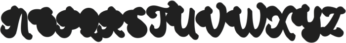 PinkyRetroExtrude-Regular otf (400) Font UPPERCASE