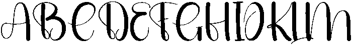Pinkyboy Regular otf (400) Font UPPERCASE