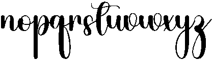 Pinkyboy Regular otf (400) Font LOWERCASE